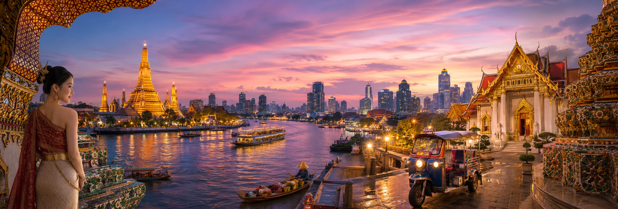 Bangkok - A City of Golden Wonders